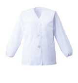 KA330女性襟なし長袖白衣